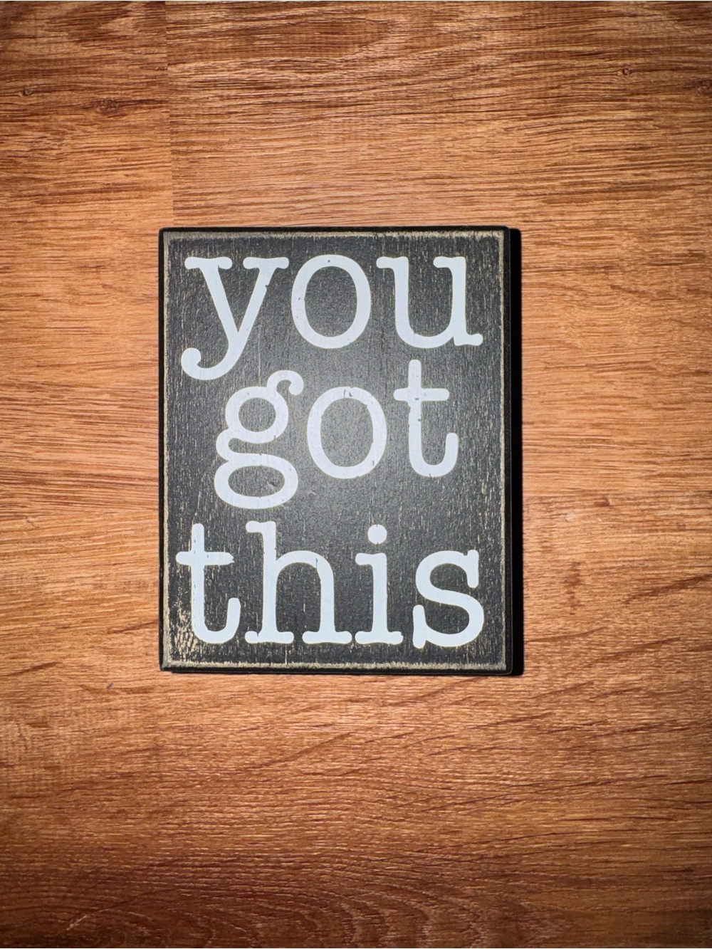 Black 'You Got This' Motivational Wall Plaque